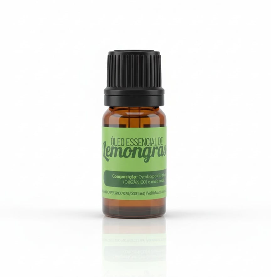 Óleo Essencial de Lemongrass (Capim Limão)