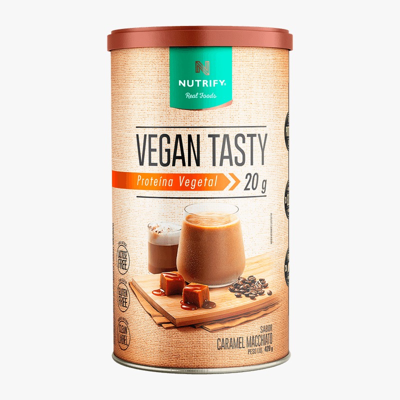 Vegan Tasty Nutrify Caramel Macchiato – Proteína Vegetal | 420 g