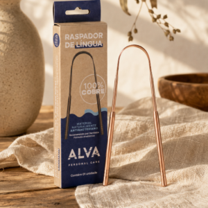 Raspador de Língua de Cobre Alva