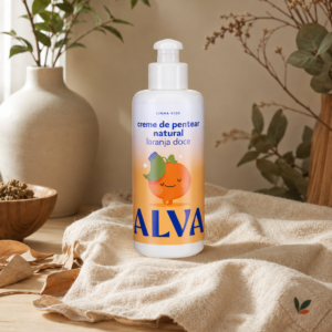 Creme de Pentear Infantil Laranja Doce e Baunilha 160ml Alva